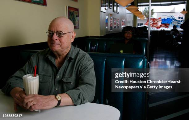 Goodwin, sits in the 59 Diner Friday, March 27, 2009. Godwin was a regular X-Files writer/director who has a new 1950s inspired film called Alien...