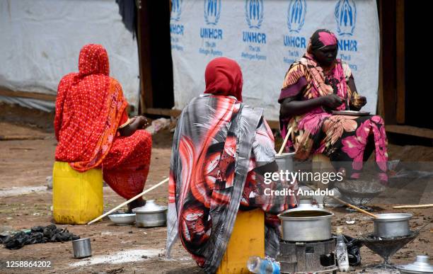 Sudanese who took shelter in a camp near Juba, is viewed as part of the 20 June World Refugee Day, 2023 in Juba, South Sudan. Due to the ongoing...