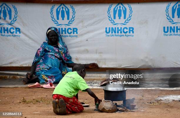 Sudanese who took shelter in a camp near Juba, is viewed as part of the 20 June World Refugee Day, 2023 in Juba, South Sudan. Due to the ongoing...