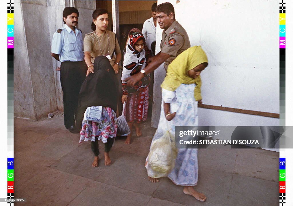 Begging Racket India Indian Moslem children rescued from a begging racket are taken to a ...