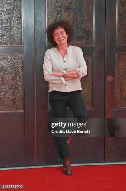 Jeanette Winterson attends the National Portrait Gallery's reopening in front of "The Doors" , a new commission by Tracey Emin CBE RA, on June 20,...