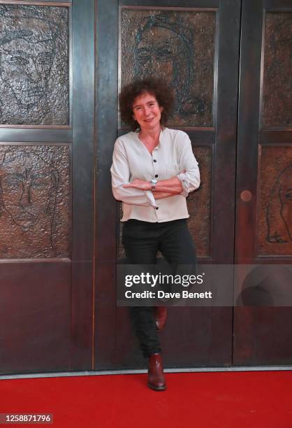Jeanette Winterson attends the National Portrait Gallery's reopening in front of "The Doors" , a new commission by Tracey Emin CBE RA, on June 20,...
