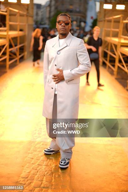 John Boyega at the Louis Vuitton Spring 2024 Menswear Collection Runway Show on June 20, 2023 in Paris, France.