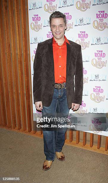 Actor James Beaman attends the Off-Broadway opening night of "The Road to Qatar" at The York Theatre at Saint Peter?s on February 3, 2011 in New York...