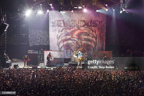 Sevendust performs at the Mississipi Coast Coliseum on February 5, 2011 in Biloxi City.