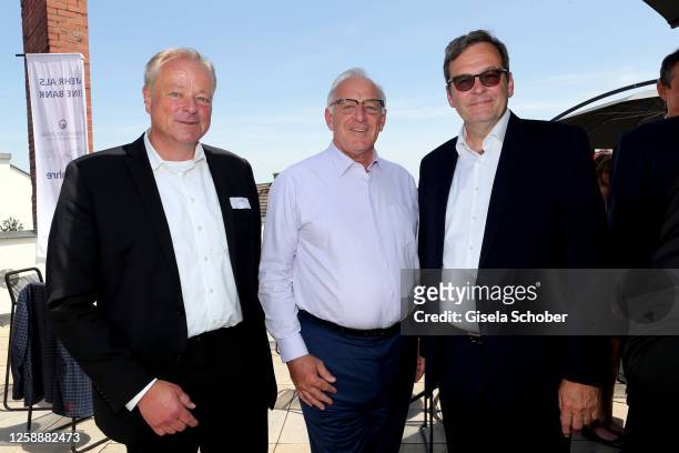 Dirk Niebel, Jean-Paul Senninger, Ambassador of Luxembourg,, Marcus Vitt, CEO Donner & Reuschel during the Donner & Reuschel reception for Luxembourg...
