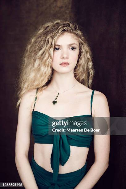 Elena Kampouris of Blumhouse Television's 'Sacred Lies' poses for a portrait during the 2018 Summer Television Critics Association Press Tour at The...