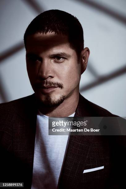 Pardo of FX's 'Mayans MC' poses for a portrait during the 2018 Summer Television Critics Association Press Tour at The Beverly Hilton Hotel on August...