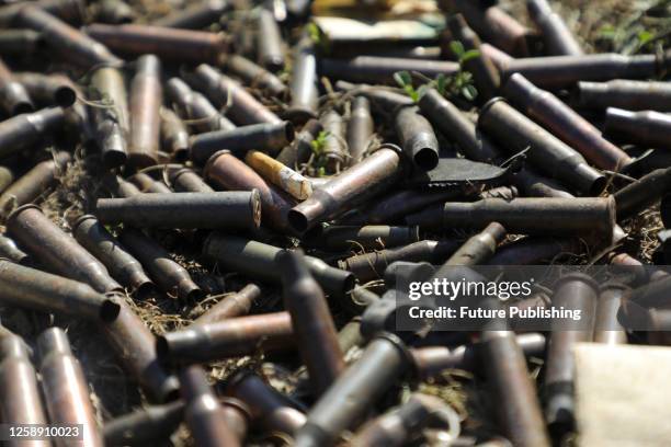 Tank Shell Ground 69 Shell Casings Ground Stock Photos, High-Res Pictures, and Images ...