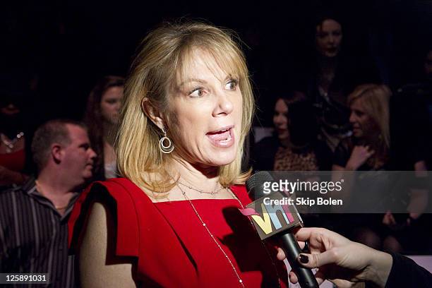 Ramona Singer attends the Pamella Roland Fall 2011 fashion show during Mercedes-Benz Fashion Week at The Studio at Lincoln Center on February 14,...