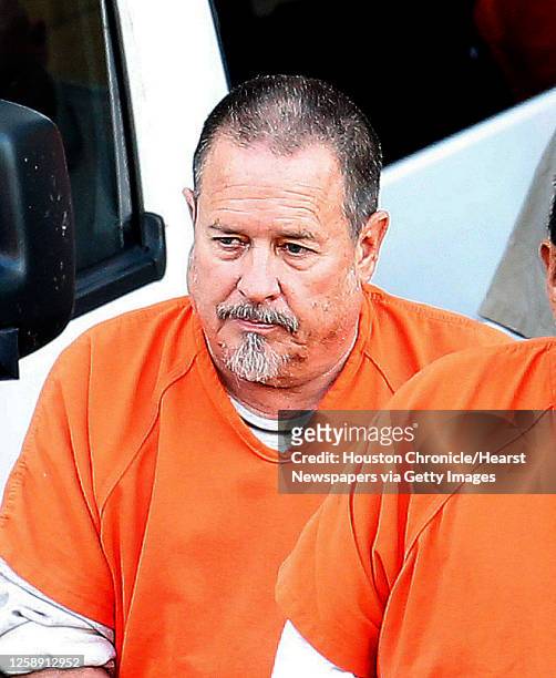 Jeff Pike, national president of the Bandidos Motorcycle Club, is lead out of the Federal Courthouse, after he was freed by a federal magistrate...