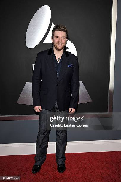 Singer Chris Young arrives at The 53rd Annual GRAMMY Awards held at Staples Center on February 13, 2011 in Los Angeles, California.