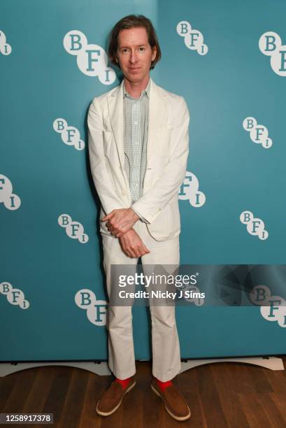 Director Wes Anderson is seen at the "Asteroid City" BFI Preview Screening & Q&A at BFI Southbank on June 21, 2023 in London, England.