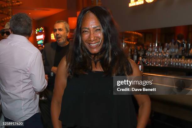 Dee C. Lee attends a special screening and Q&A for 'WHAM!' at The Ham Yard Hotel on June 21, 2023 in London, England.