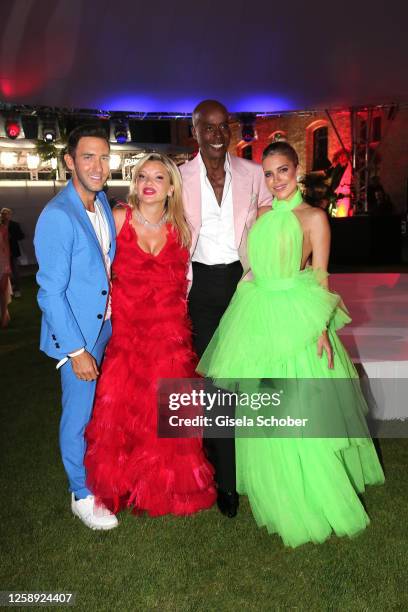 Marcel Remus, Evelyn Burdecki, Bruce Darnell, Sylvie Meis during the "Raffaello Summer Day" at KPM Hotel & Residences on June 21, 2023 in Berlin,...