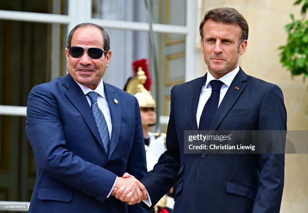 French President Emmanuel Macron Holds Bilateral Meetings At The Elysee Palace