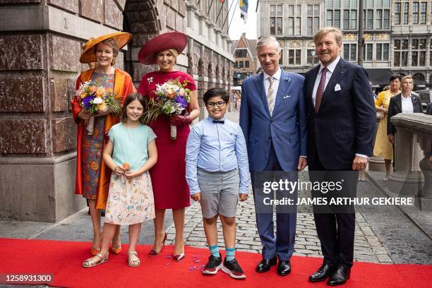 Queen Mathilde Monogram 56 Queen Mathilde June 10 2023 Stock Photos, High-Res Pictures, and ...