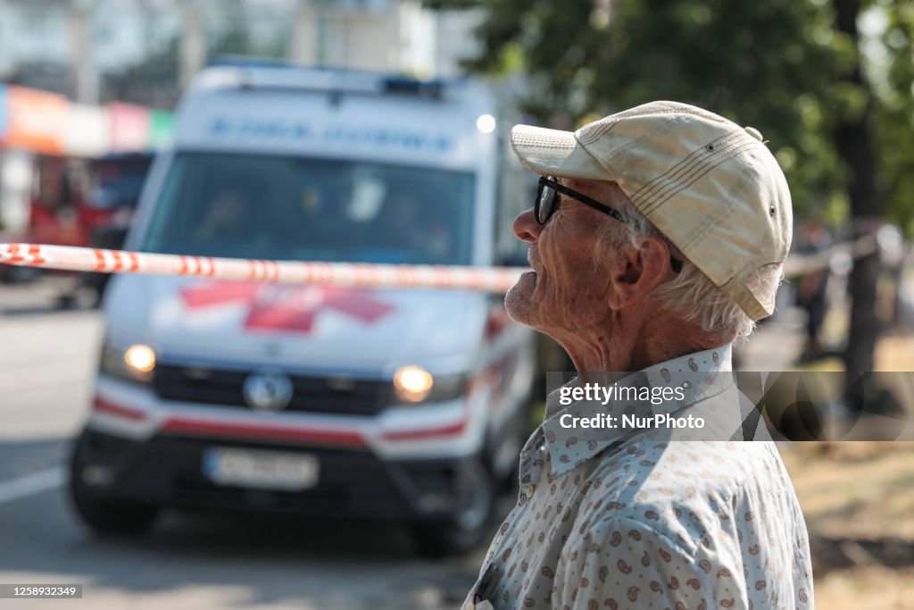 Blast At Residential High Rise In Kyiv