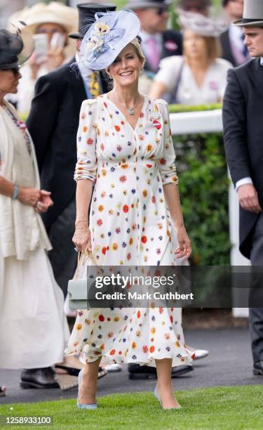 Sophie, Duchess of Edinburgh attends day three of Royal Ascot 2023 at Ascot Racecourse on June 22, 2023 in Ascot, England.