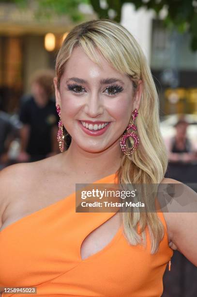 Jazmin Grace Grimaldi attends the "Indiana Jones und das Rad des Schicksals" premiere at Zoo Palast on June 22, 2023 in Berlin, Germany.