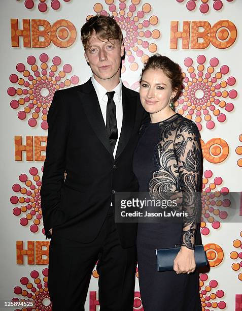 Musician Dougie Payne and actress Kelly Macdonald attend HBO's post Emmy party at Pacific Design Center on September 18, 2011 in West Hollywood,...