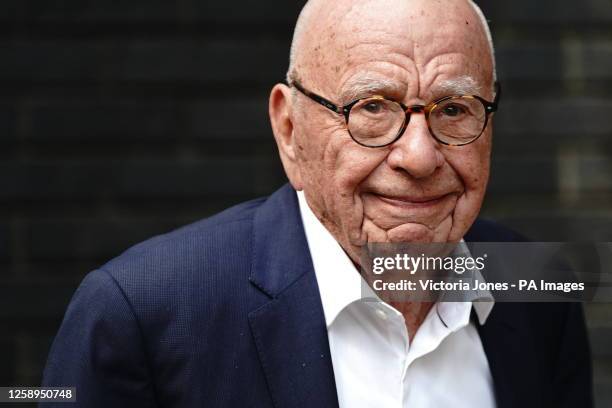 Rupert Murdoch at his annual party at Spencer House, St James' Place in London. Picture date: Thursday June 22, 2023.