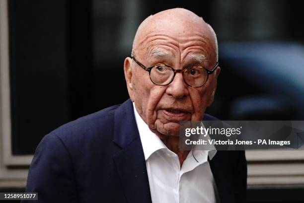 Rupert Murdoch at his annual party at Spencer House, St James' Place in London. Picture date: Thursday June 22, 2023.