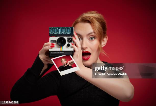 Journalist Amelia Dimoldenberg is photographed for the Guardian on April 5, 2023 in London, England.