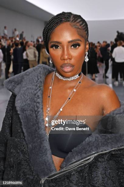 Tiwa Savage attends the Dior Homme Menswear Spring/Summer 2024 show as part of Paris Fashion Week on June 23, 2023 in Paris, France.