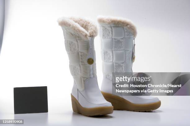 Juicy Couture apres ski boots from Tootsies are shown in The Chronicle Studio Thursday, Nov. 15 Houston.