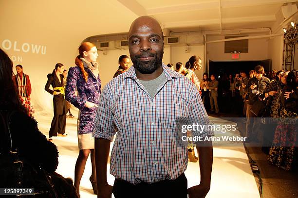 Designer Duro Olowu attends the Duro Olowu Fall 2011 presentation during Mercedes-Benz Fashion Week at Milk Studios on February 13, 2011 in New York...