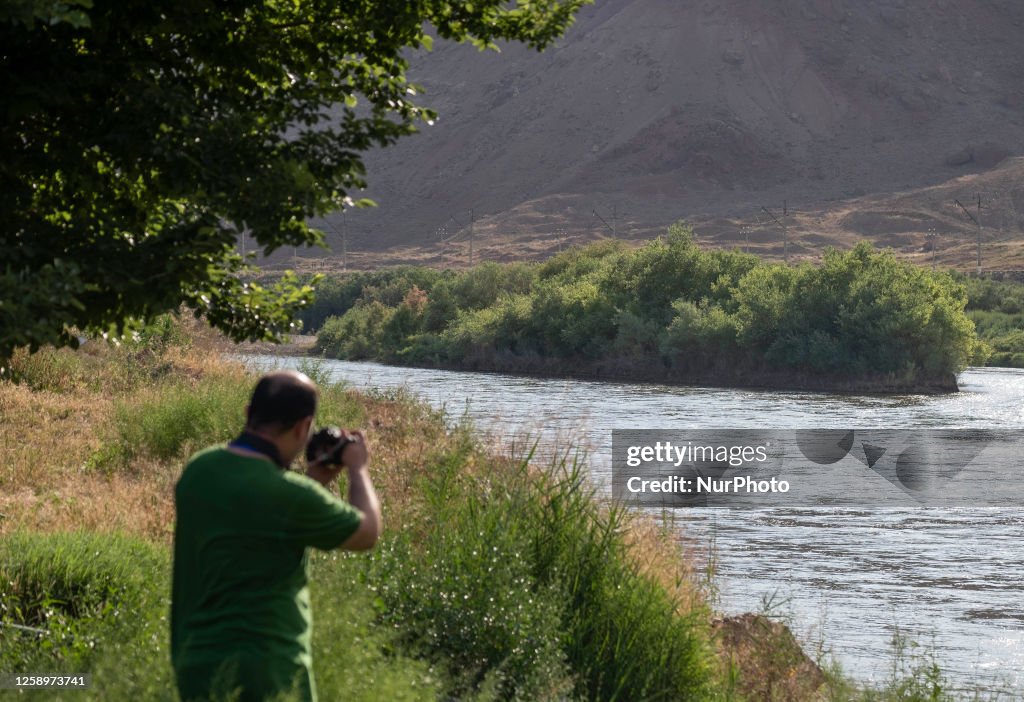 Iran-Border River Of Aras