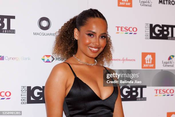 Amber Gill attends the British LGBT Awards 2023 at The Brewery on June 23, 2023 in London, England.