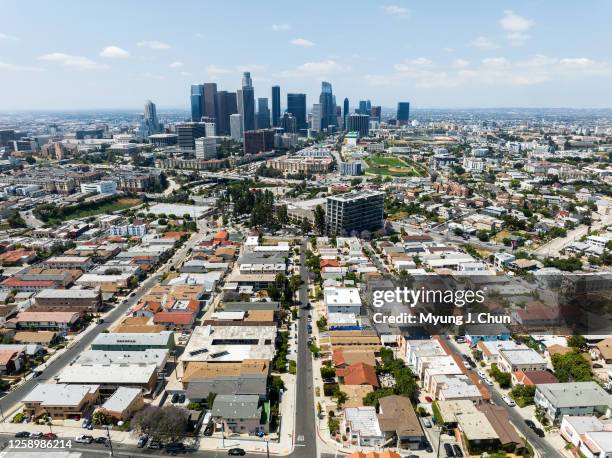 Los Angeles skyline photographed on Friday, June 23, 2023.