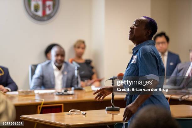 Rose Rios Canada Rose Rios address the City Council rules committee with passionate ...