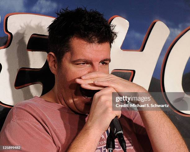 Comedian Ian Bagg performs at The Ice House Comedy Club on January 27, 2011 in Pasadena, California.