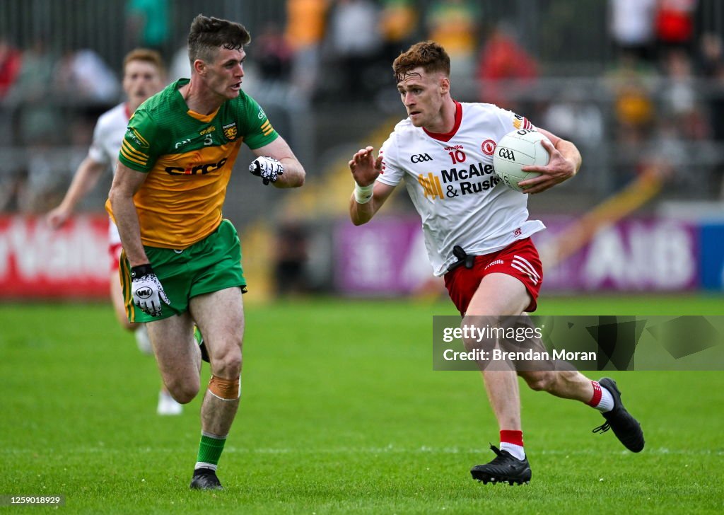 Donegal , Ireland 24 June 2025; Conor Meyler of Tyrone in action