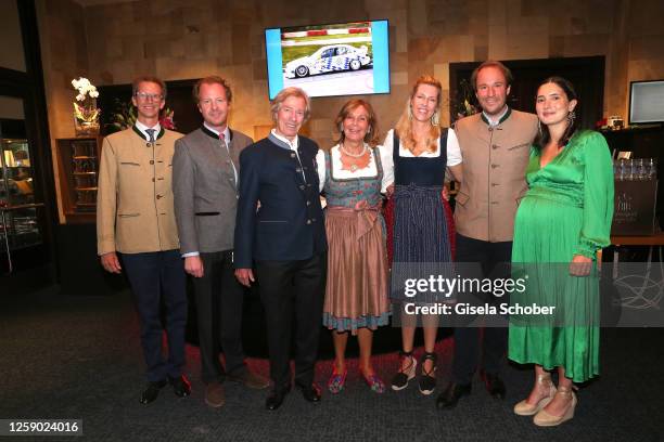 Prince Manuel of Bavaria, Christian Dienst, Prince Leopold Poldi' of Bavaria, Princess Ursula 'Uschi' of Bavaria, Princess Felipa of Bavaria, Prince...