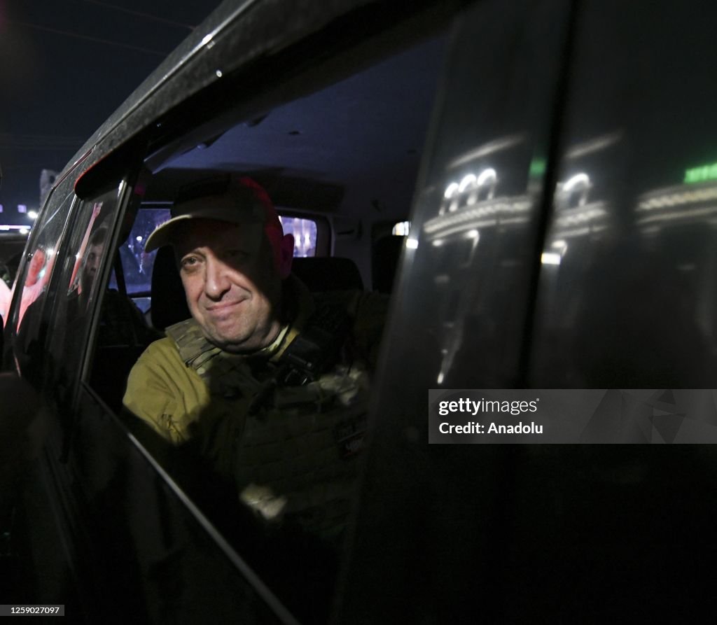 Wagnerâs head Yevgeny Prigozhin leaves Southern Military District in Rostov