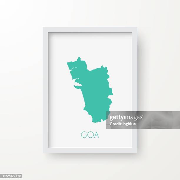 Goa Map Vector Hd Goa Map In A Frame On White Background High-Res Vector Graphic - Getty ...