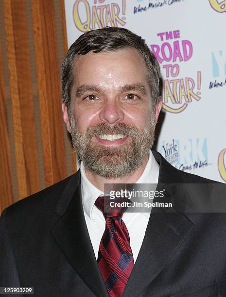 Director Phillip George attends the Off-Broadway opening night of "The Road to Qatar" at The York Theatre at Saint Peter?s on February 3, 2011 in New...