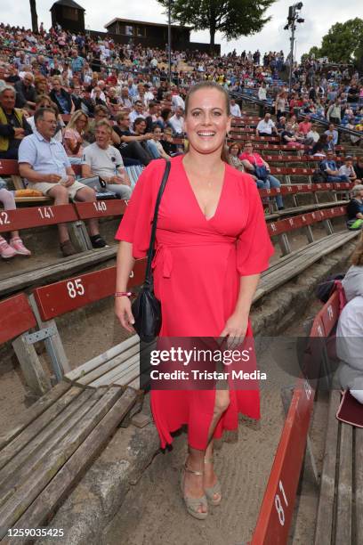 Nadja Scheiwiller during the "Winnetou I - Blutsbrüder" premiere at the Karl May festival 2023 on June 24, 2023 in Bad Segeberg, Germany.