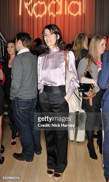 Bella Freud attends the Rodial BEAUTIFUL Awards at Sanderson Hotel on February 1, 2011 in London, England.