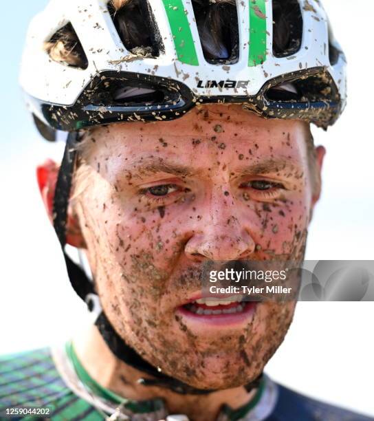Krynica-Zdrój , Poland - 25 June 2023; Christopher Dawson of Ireland after the men's mountain bike cross country final at the Krynica-Zdrój Hill Park...
