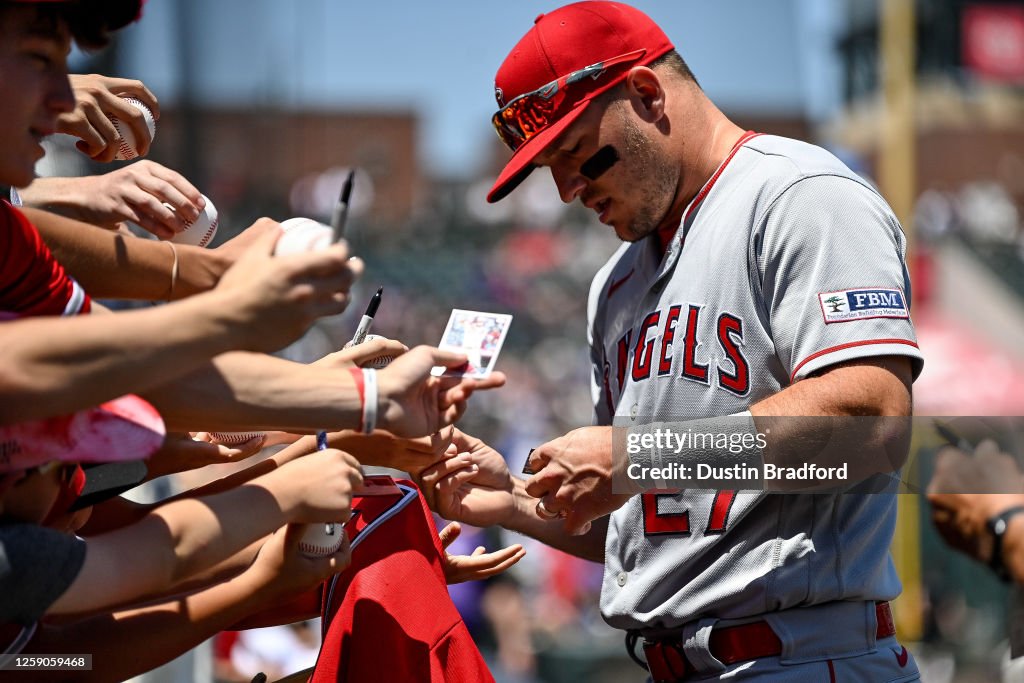 Los Angeles Angels v Colorado Rockies