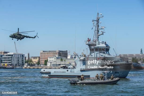 Polish Navy special military unit Formoza trains during the Polish Navy fest in Gdynia, Poland on 25 June 2023 Formoza special unit operators train...