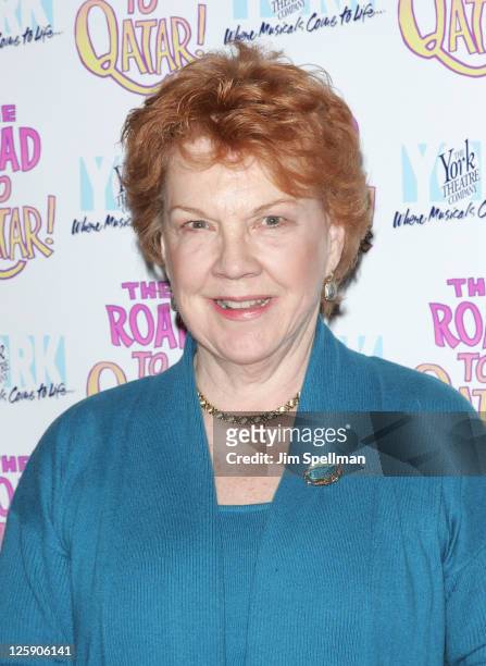Beth Fowler attends the Off-Broadway opening night of "The Road to Qatar" at The York Theatre at Saint Peter's on February 3, 2011 in New York City.