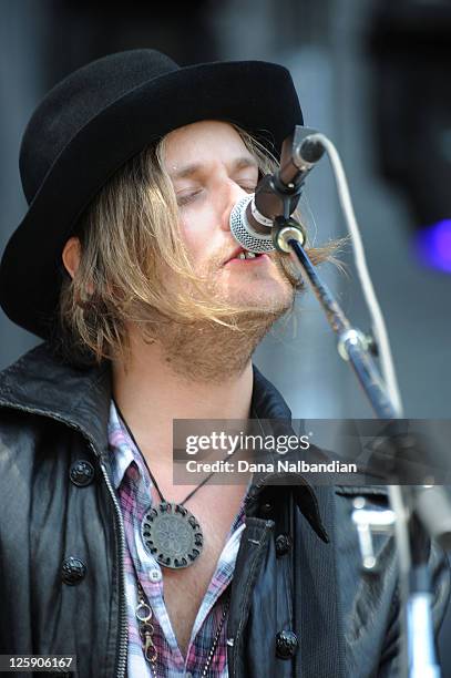 Musician Petter Ericson of Alberta Cross performs at Sasquatch Festival at The Gorge on May 28, 2011 in George, Washington.