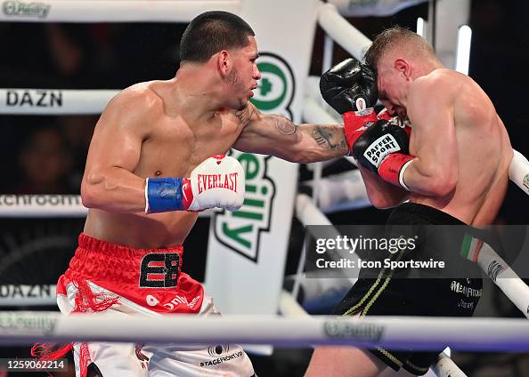 Jason Alexander Boxing Edgar Berlanga takes on Jason Quigley in a WBO NABO Super... News Photo ...