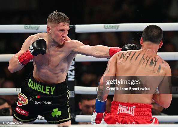 Jason Reed Boxer Edgar Berlanga takes on Jason Quigley in a WBO NABO Super... News Photo ...
